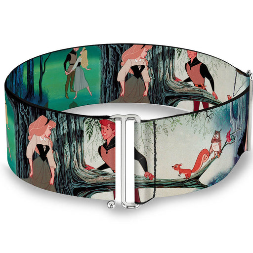 Cinch Waist Belt - Sleeping Beauty Woods Scenes Womens Cinch Waist Belts Disney   