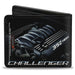 Bi-Fold Wallet - CHALLENGER Bold 392 HEMI Engine Bi-Fold Wallets Dodge   