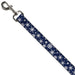 Dog Leash - Snowflakes Blue/White Dog Leashes Buckle-Down   