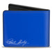 Bi-Fold Wallet - SHELBY Cobra 3-Stripe + Signature Blue White Gray Red Bi-Fold Wallets Carroll Shelby   