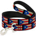 Dog Leash - Puerto Rico Flag Weathered Dog Leashes Buckle-Down   