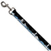 Dog Leash - SUP w/Dog Black/Blues/White Dog Leashes Buckle-Down   