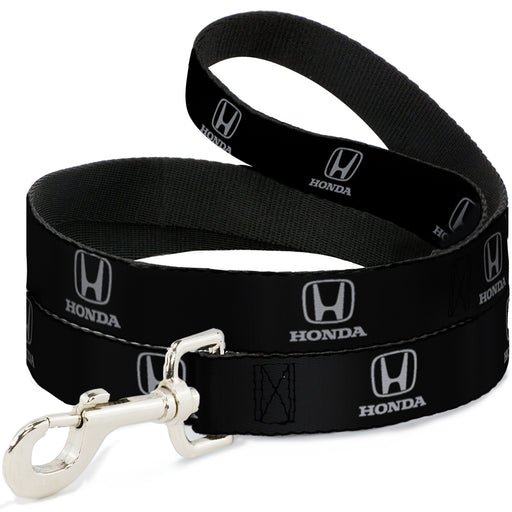 Dog Leash - Honda Logo Black/Silver Dog Leashes Honda   