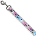 Dog Leash - Leopard White/Pinks/Blues/Black Dog Leashes Buckle-Down   