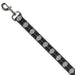 Dog Leash - Skull Candy Black/Gray/White Dog Leashes Buckle-Down   