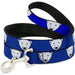 Dog Leash - Polar Bear w/Mustache Royal Dog Leashes Buckle-Down   