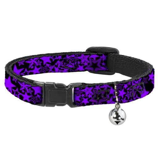Cat Collar Breakaway - Stargazer Black Purple Breakaway Cat Collars Buckle-Down   