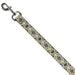 Dog Leash - Floral Collage Tan/Blue Dog Leashes Buckle-Down   