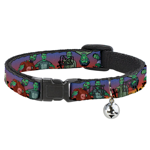 Cat Collar Breakaway - Walking Zombies Breakaway Cat Collars Buckle-Down   