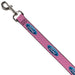 Dog Leash - Ford Oval w/Text PINK REPEAT Dog Leashes Ford   