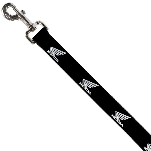 Dog Leash - HONDA Motorcycle Logo Black/White Dog Leashes Honda Motorsports   