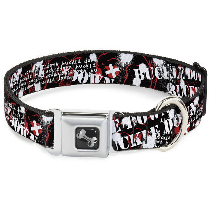 Dog Bone Seatbelt Buckle Collar - BD Punk Seatbelt Buckle Collars Buckle-Down   