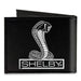Canvas Bi-Fold Wallet - SHELBY Tiffany Box Black White Canvas Bi-Fold Wallets Carroll Shelby   