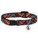 Cat Collar Breakaway - Diamond Freehand Multi Color Breakaway Cat Collars Buckle-Down   