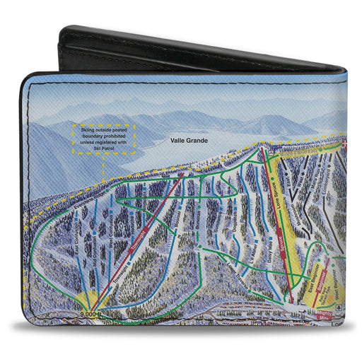 Bi-Fold Wallet - Colorado Aspen Ski Trail Map Bi-Fold Wallets Buckle-Down   