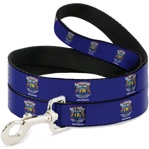 Dog Leash - Michigan Flag Continuous Dog Leashes Buckle-Down   