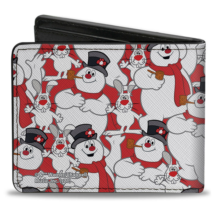Bi-Fold Wallet - Frosty the Snowman and Hocus Pocus Bunny Poses Stacke —  Buckle-Down