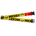Luggage Strap - MICKEY Smiling Up Pose Flip Buttons Yellow Black Red Luggage Straps Disney   