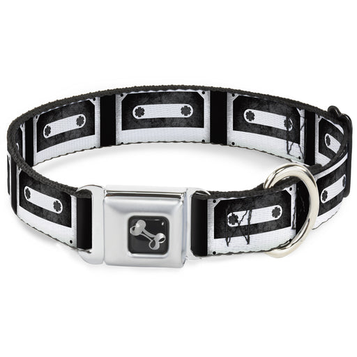 Dog Bone Seatbelt Buckle Collar - DC Cassette Tape Seatbelt Buckle Collars Buckle-Down   