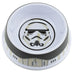 Single Melamine Pet Bowl - 7.5 (16oz) - Star Wars Stormtrooper Helmet + Utility Belt Bounding White Black Grays Pet Bowls Star Wars   
