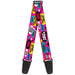 Guitar Strap - Girls Rule Bubbles Guitar Straps Buckle-Down   