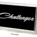 Business Card Holder - SMALL - CHALLENGER "3-D" Script FCG Black White Gray Business Card Holders Dodge   