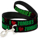 Dog Leash - I "Heart" ZOMBIES Bold Splatter Black/Green/Red Dog Leashes Buckle-Down   