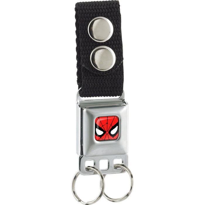 MARVEL COMICS Keychain - Spider-Man Face CLOSE-UP Full Color Keychains Marvel Comics   