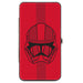Hinged Wallet - Star Wars Sith Trooper Face + Sith Trooper Insignia2 Red Gray Black Hinged Wallets Star Wars   