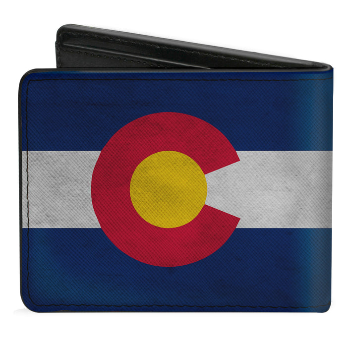 Bi-Fold Wallet - Colorado Flag3 Vintage Bi-Fold Wallets Buckle-Down   