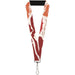 Lanyard - 1.0" - Bacon CLOSE-UP Lanyards Buckle-Down   