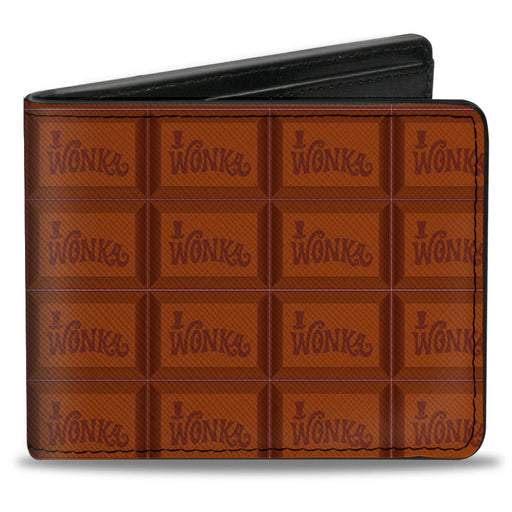 Bi-Fold Wallet - Willy Wonka and the Chocolate Factory WONKA Bar Blocks Browns Bi-Fold Wallets Warner Bros. Movies   
