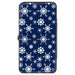 Hinged Wallet - Snowflakes Blue White Hinged Wallets Buckle-Down   
