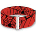 MARVEL COMICS Cinch Waist Belt - Spiderweb Red Black Womens Cinch Waist Belts Marvel Comics   