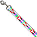 Dog Leash - Arrows White/Multi Color Dog Leashes Buckle-Down   