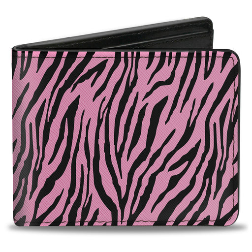 Bi-Fold Wallet - Zebra 2 Baby Pink Bi-Fold Wallets Buckle-Down   
