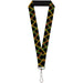 Lanyard - 1.0" - Plaid X Rasta Lanyards Buckle-Down   