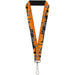 Lanyard - 1.0" - San Francisco Vivid Skyline Orange Fade Black Lanyards Buckle-Down   