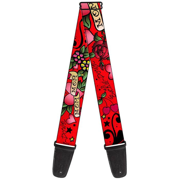 Guitar Strap - Mom & Mom Red Guitar Straps Buckle-Down   