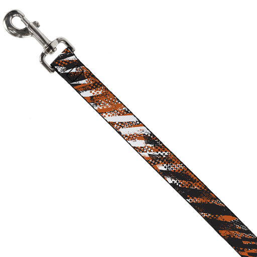 Dog Leash - Grunge Tread Orange Dog Leashes Buckle-Down   