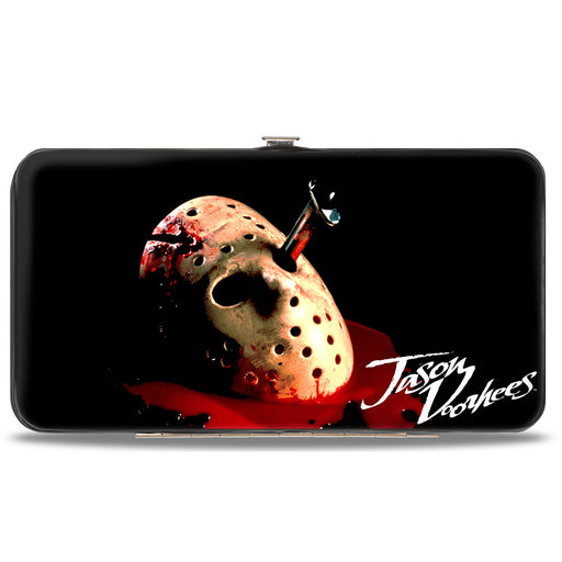 Hinged Wallet - Friday the 13th the Final Chapter JASON VORHEES Mask Black Red White Hinged Wallets Warner Bros. Horror Movies Default Title  