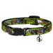 Cat Collar Breakaway - Truth and Justice Green Breakaway Cat Collars Buckle-Down   