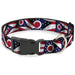 Plastic Clip Collar - Ohio Flags Stacked Plastic Clip Collars Buckle-Down   