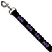 Dog Leash - Batman Signal Black/Purple Plaid Dog Leashes DC Comics   