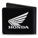Bi-Fold Wallet - HONDA Motorcycle Black White Bi-Fold Wallets Honda Motorsports   