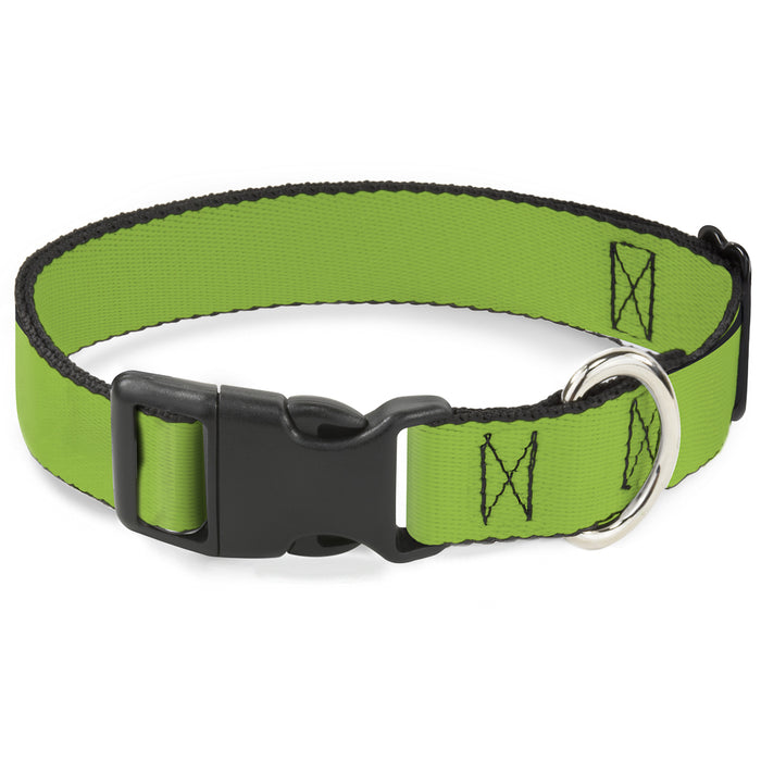 Plastic Clip Collar - Neon Green Plastic Clip Collars Buckle-Down   