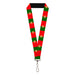 Lanyard - 1.0" - Portugal Flag Green Red Lanyards Buckle-Down   