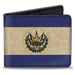 Bi-Fold Wallet - El Salvador Flag Black Bi-Fold Wallets Buckle-Down   