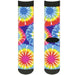 Sock Pair - Polyester - 70's Tie Dye - CREW Socks Buckle-Down   