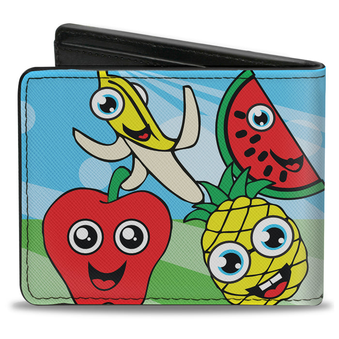 Bi-Fold Wallet - Fruit Cartoon2 Bi-Fold Wallets Buckle-Down   